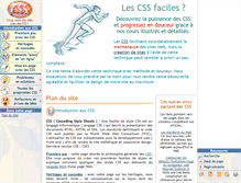 Tablet Screenshot of css-faciles.com
